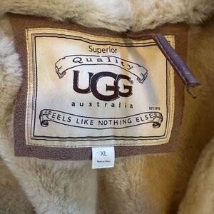 UGG Australia Tan Shearling Coat